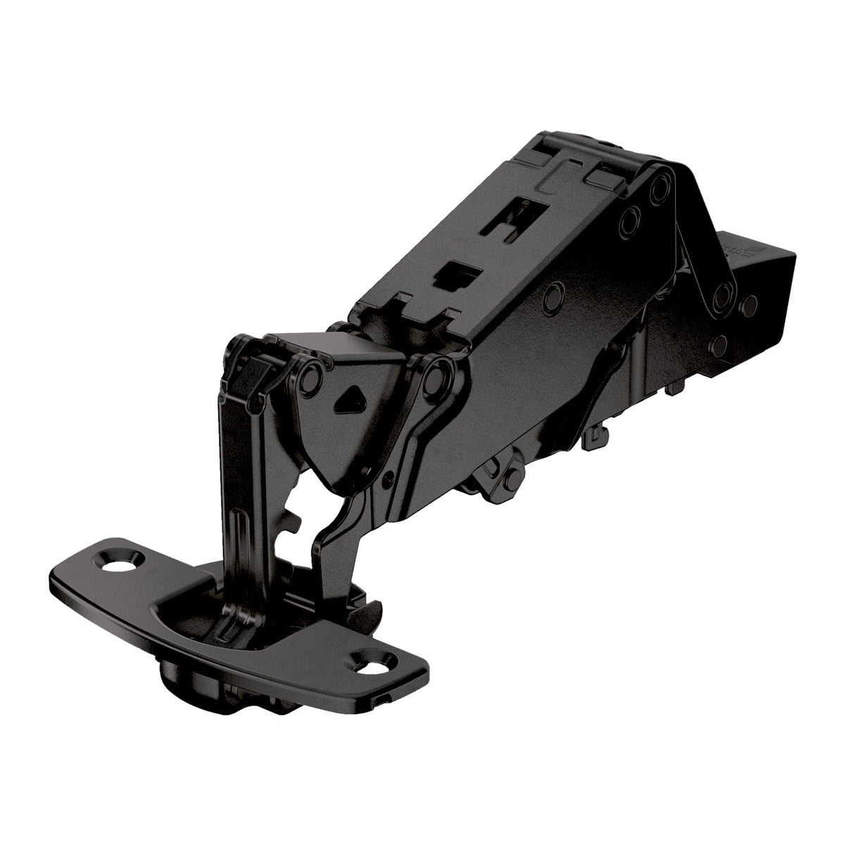 Bisagra de gran ángulo Sensys, con resalte cero y amortiguación integrada de Hettich 165º