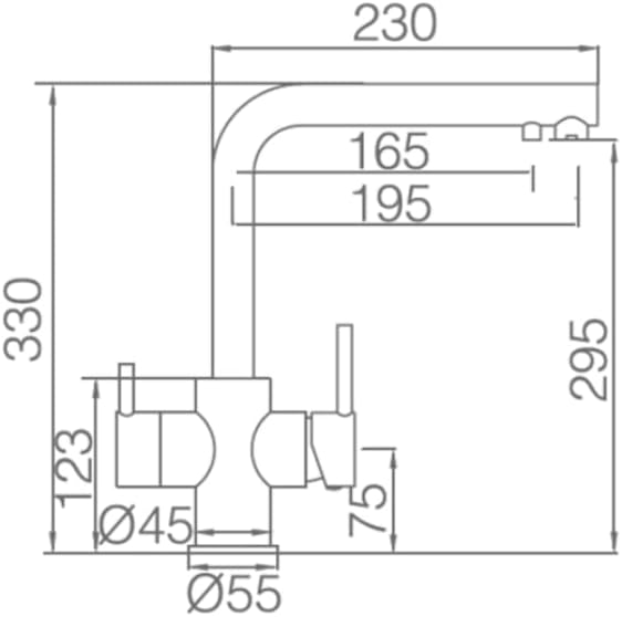 Grifo de cocina serie Marsella