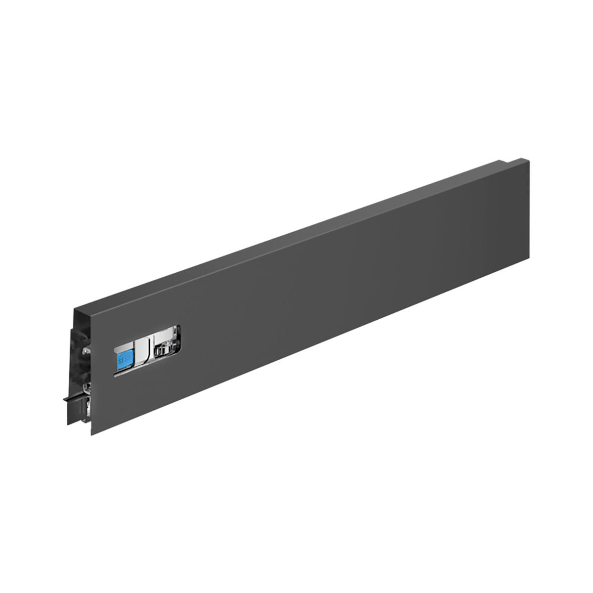 Cajón Atira Innotech de Hettich Antracita Montado
